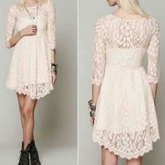 Free People Queens Love Asymmetrical Dress - Picture 1 of 6